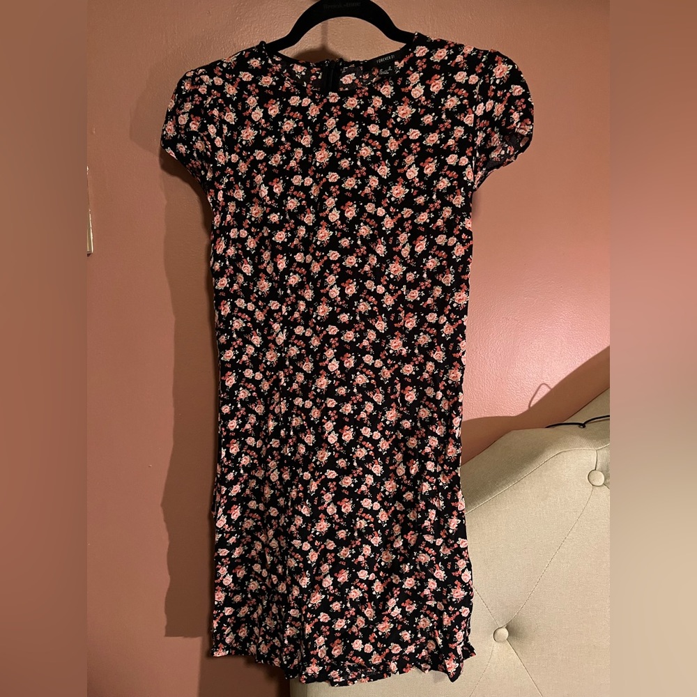 Zip up floral dress